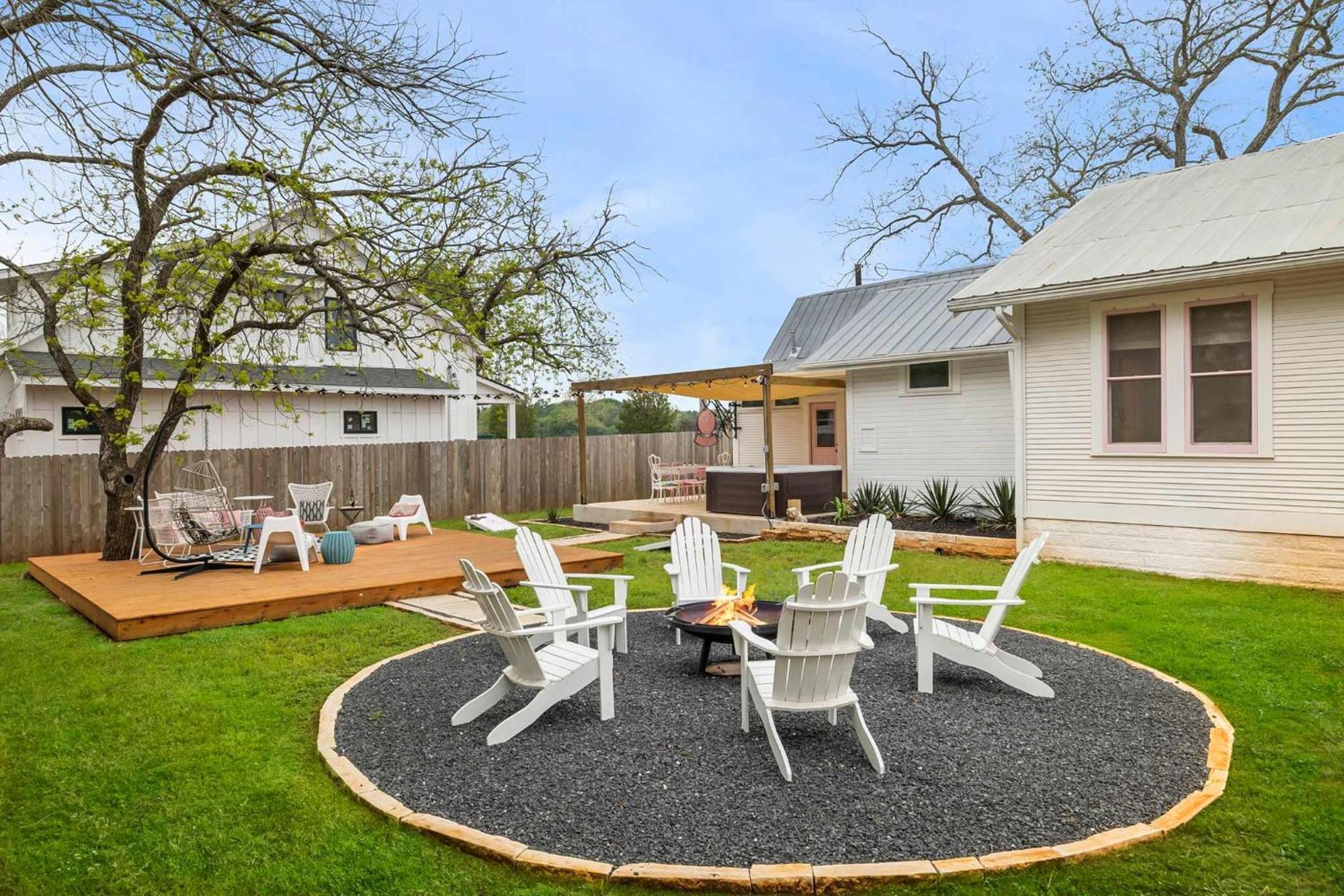Pink Duchess - Mins To Main Hot Tub & Fire Pit Vila Fredericksburg Exterior foto
