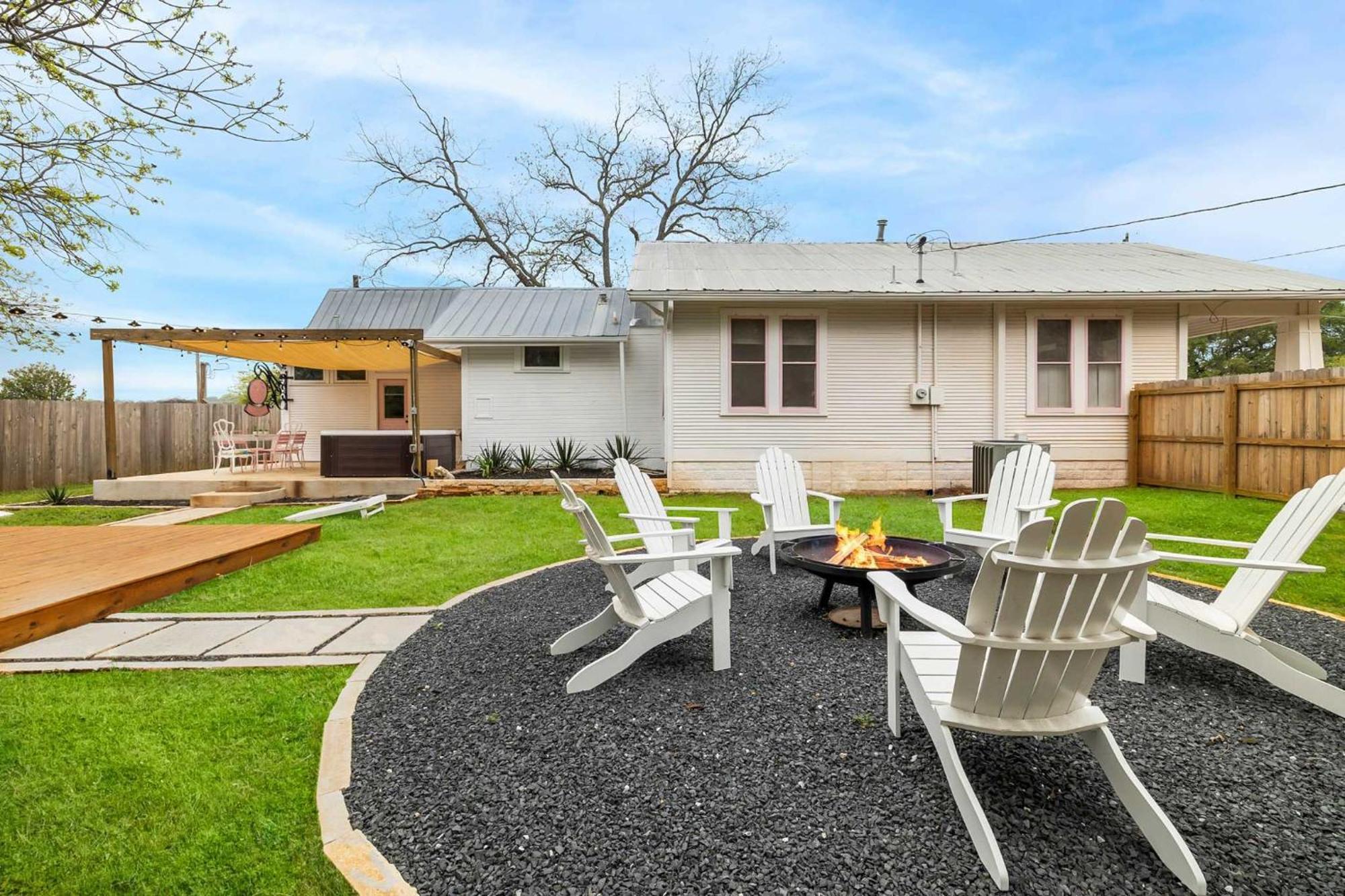 Pink Duchess - Mins To Main Hot Tub & Fire Pit Vila Fredericksburg Exterior foto