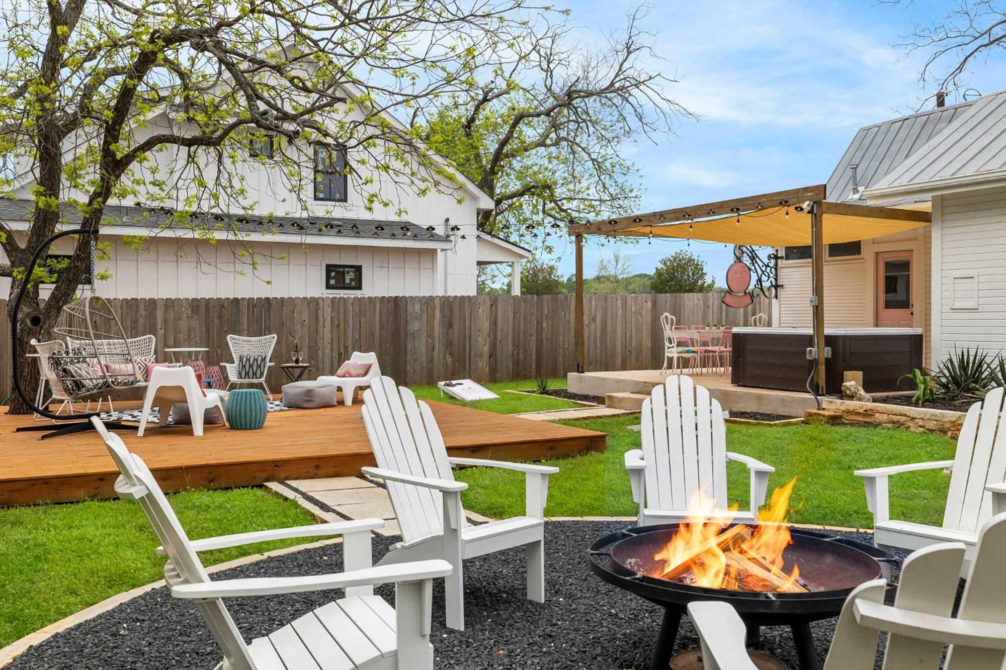 Pink Duchess - Mins To Main Hot Tub & Fire Pit Vila Fredericksburg Exterior foto