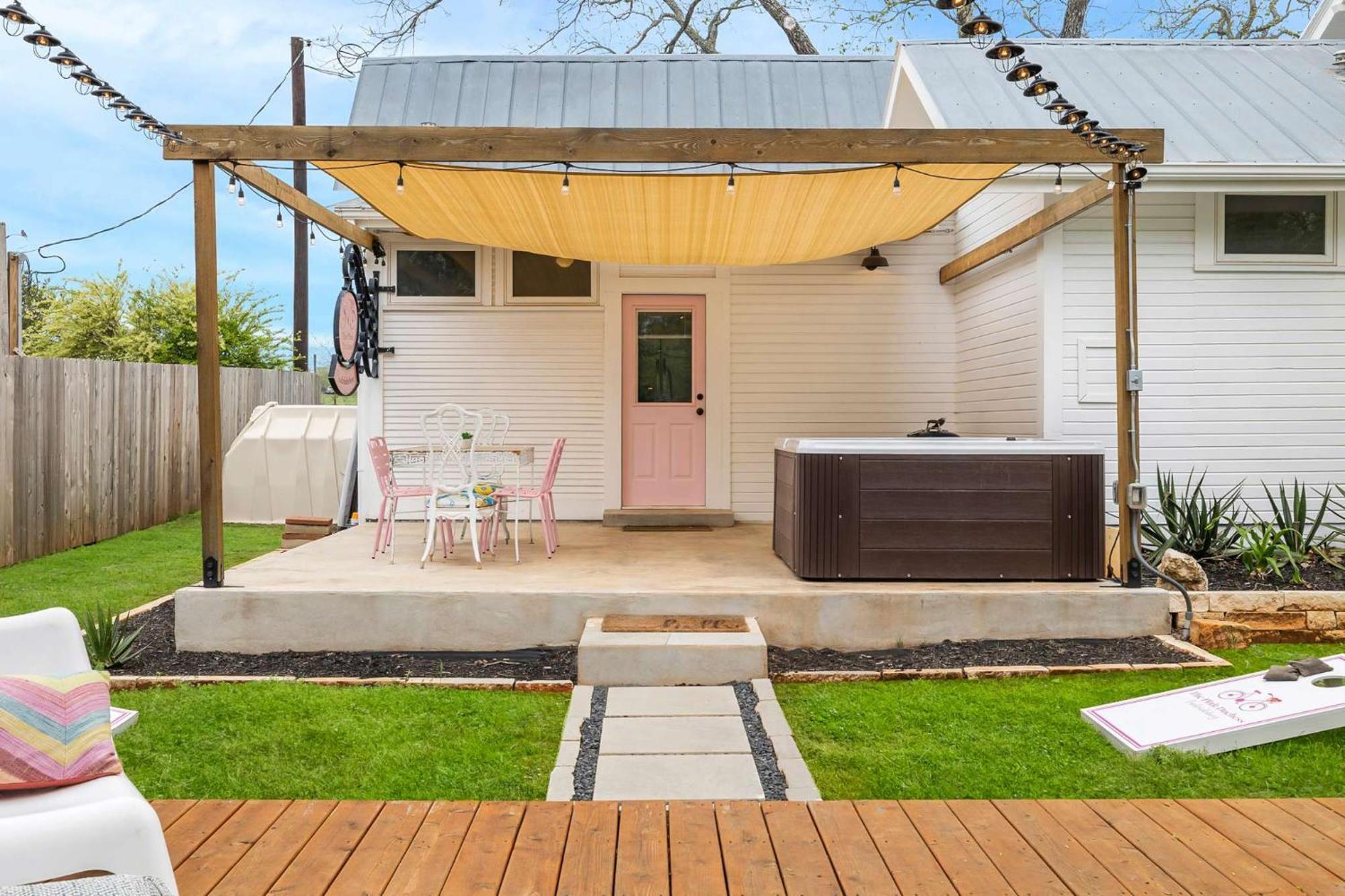 Pink Duchess - Mins To Main Hot Tub & Fire Pit Vila Fredericksburg Exterior foto